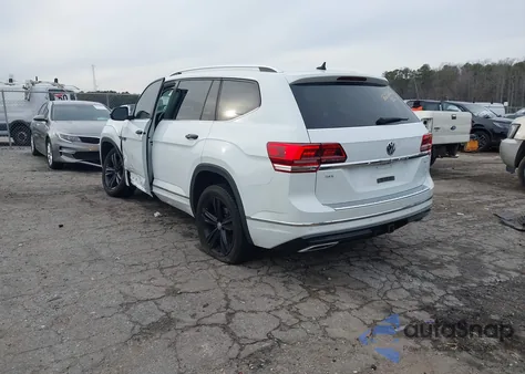 2019 Volkswagen Atlas 3.6L V6 Sel R-Line из США, поврежденный, VIN 1V2SR2CA2KC588692